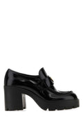Black Logo Loafers 1