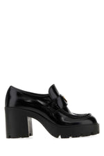 Black Logo Loafers 1