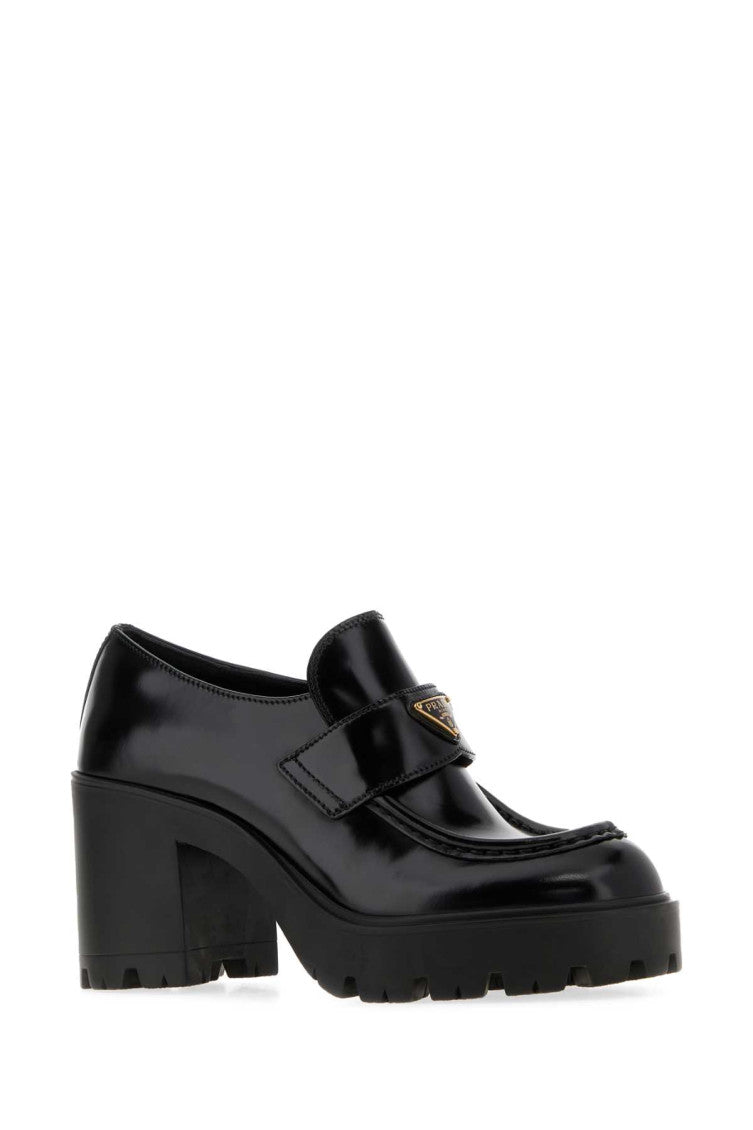Black Logo Loafers 2