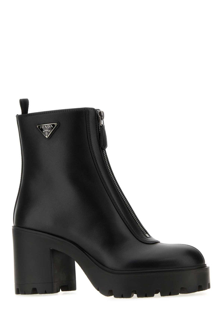 Black Zipper Boots 2