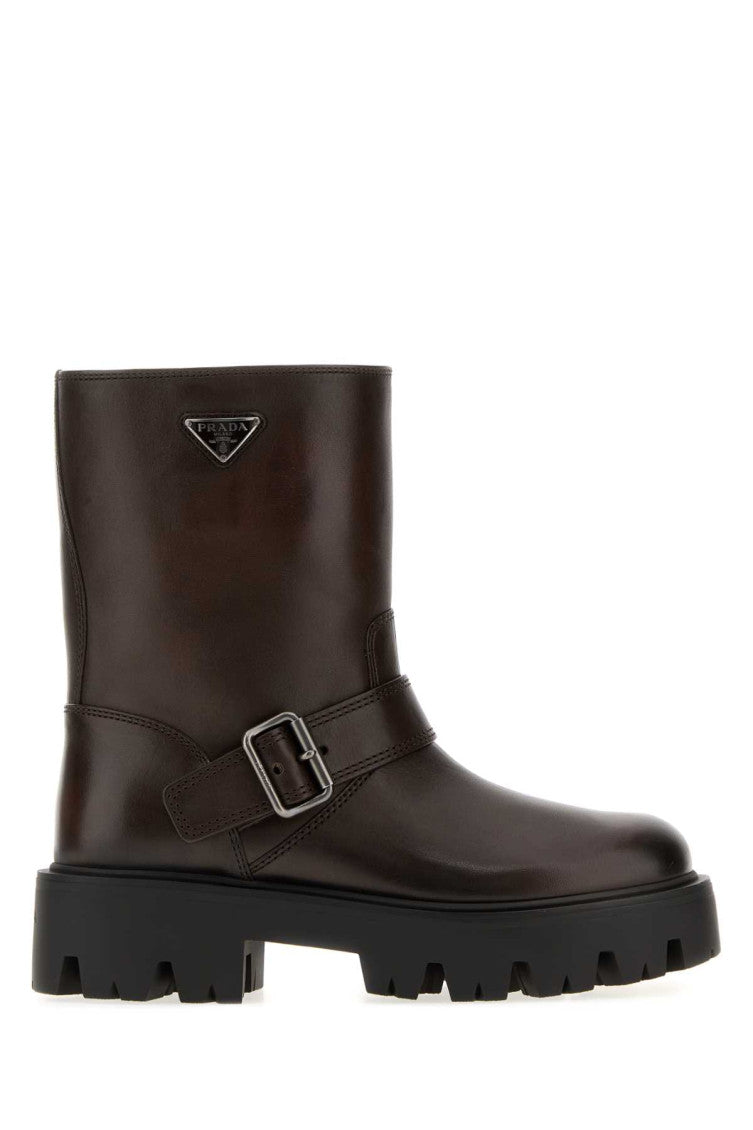Brown Logo Boots 1