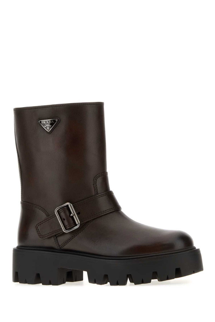 Brown Logo Boots 2