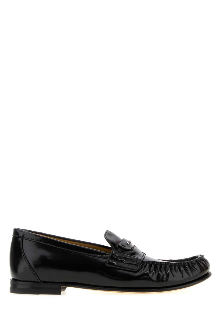 Black Logo Collection Loafers 1