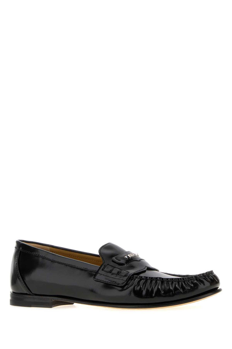 Black Logo Collection Loafers 2