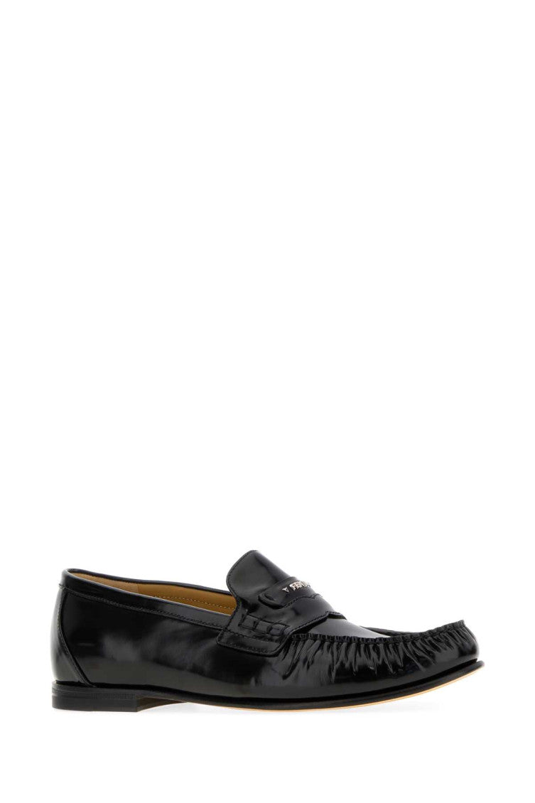 Black Logo Loafers 2