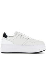 White H670 Lace Up Sneakers 1