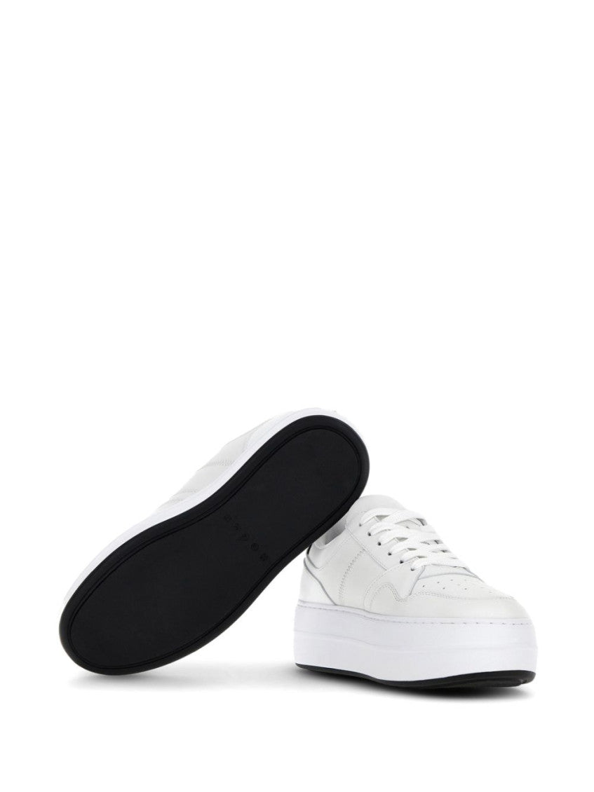White H670 Lace Up Sneakers 4