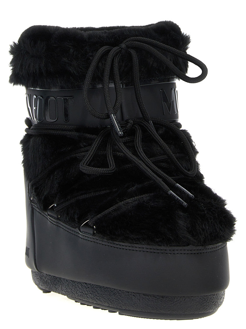 Black Lace Up Boots 2