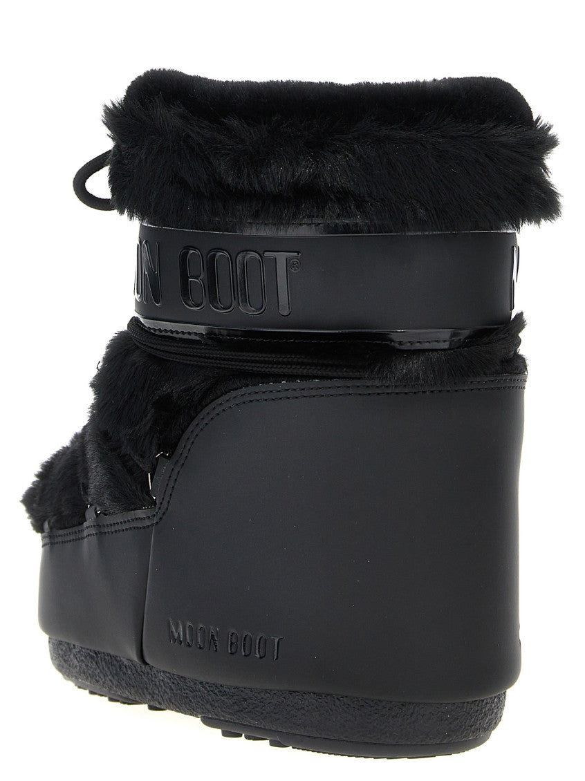 Black Lace Up Boots 3