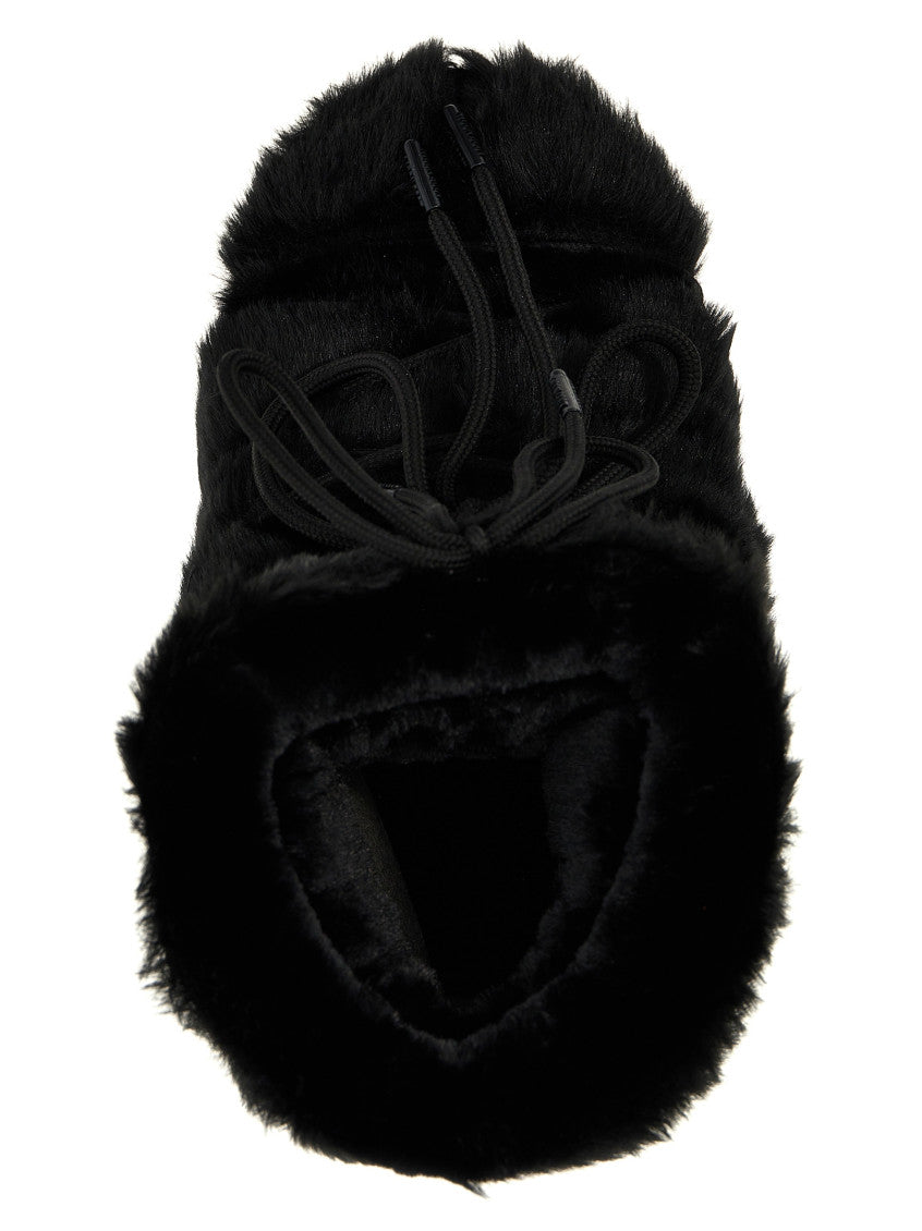 Black Lace Up Boots 4