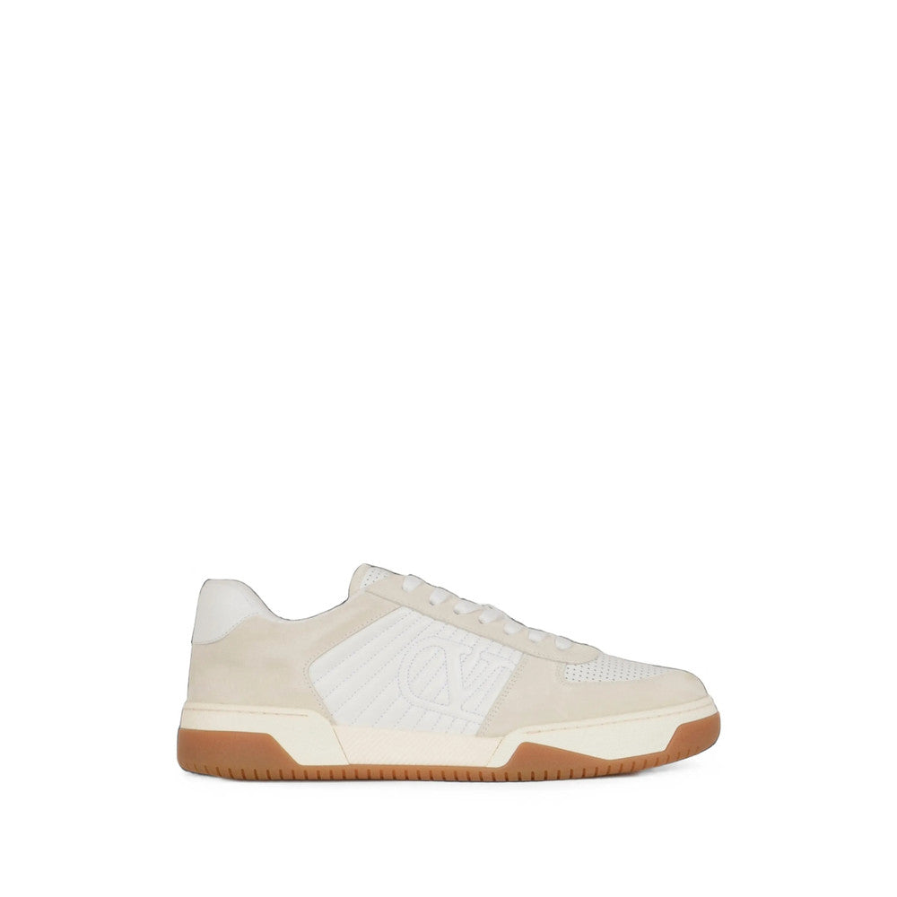 Off White Color Block Sneakers 1