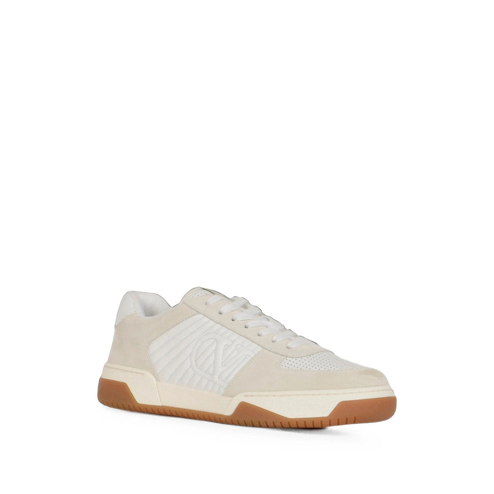 Off White Color Block Sneakers 2