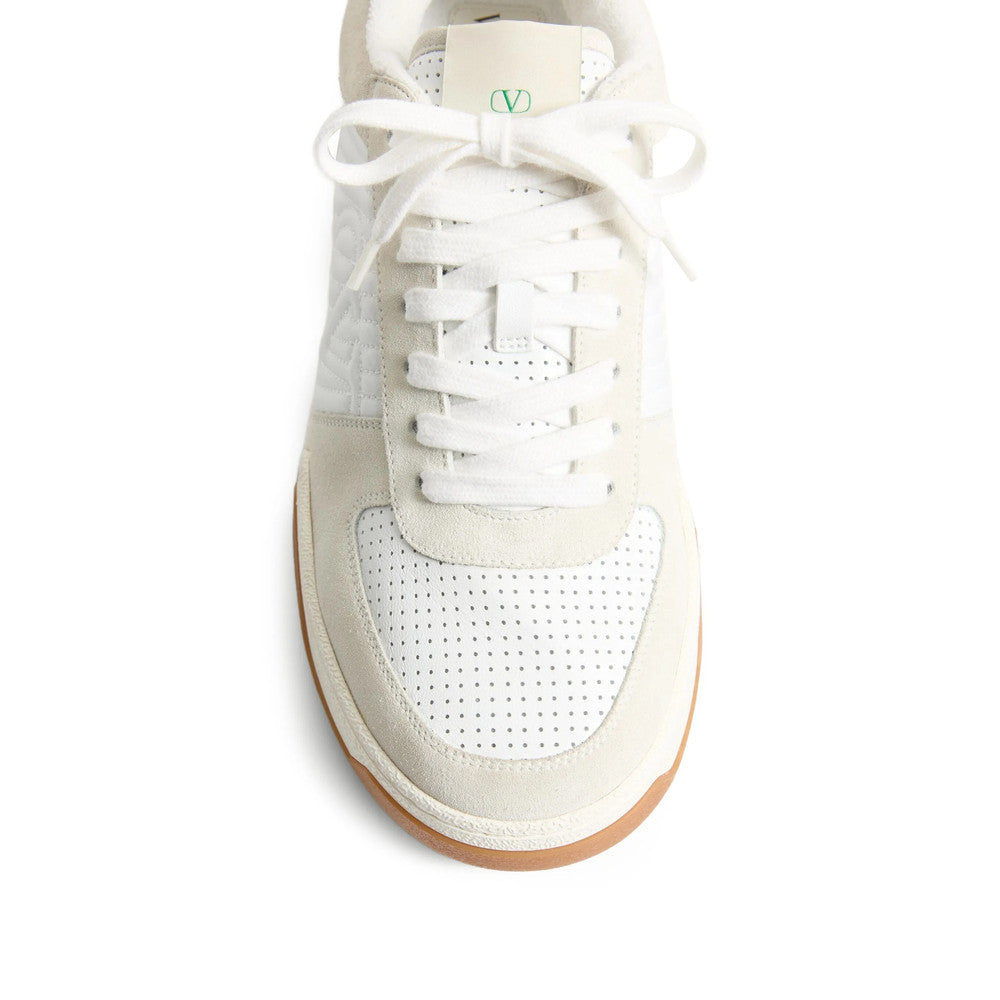 Off White Color Block Sneakers 3