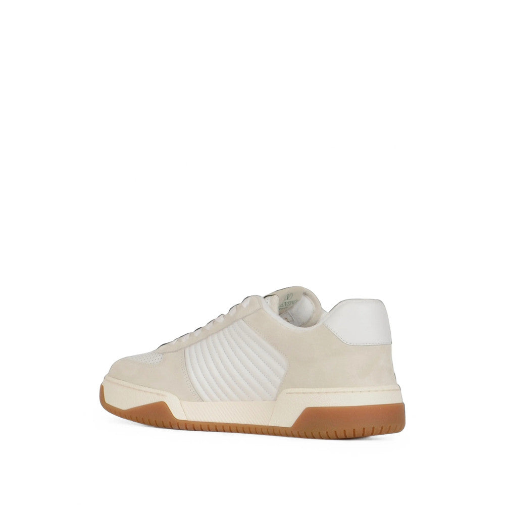 Off White Color Block Sneakers 4