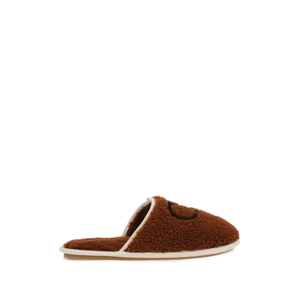 Brown Logo Slippers 1
