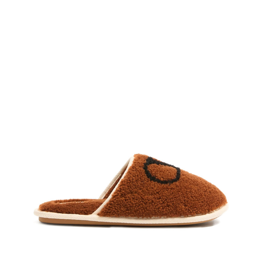 Brown Logo Slippers 2