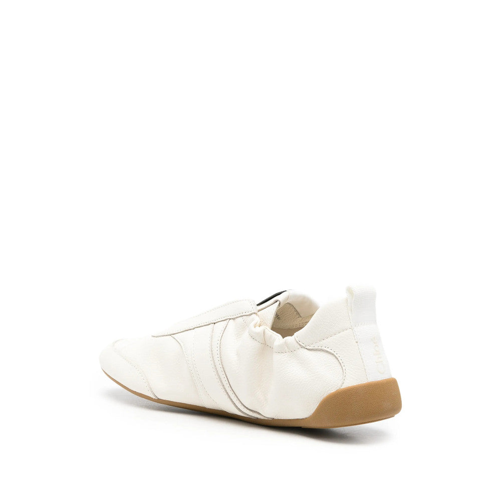 White Logo Kick Sneakers 3