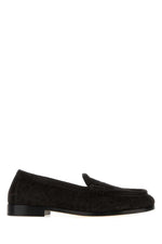 Black Woven Loafers 1
