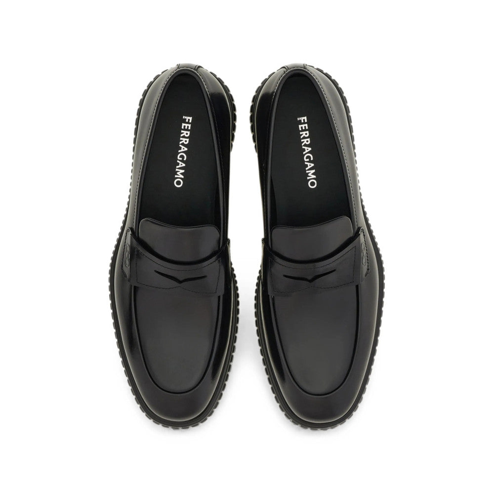 Black Gancini Loafers 3