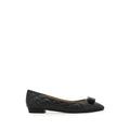Black Quilted Varina Ballet Flats 1