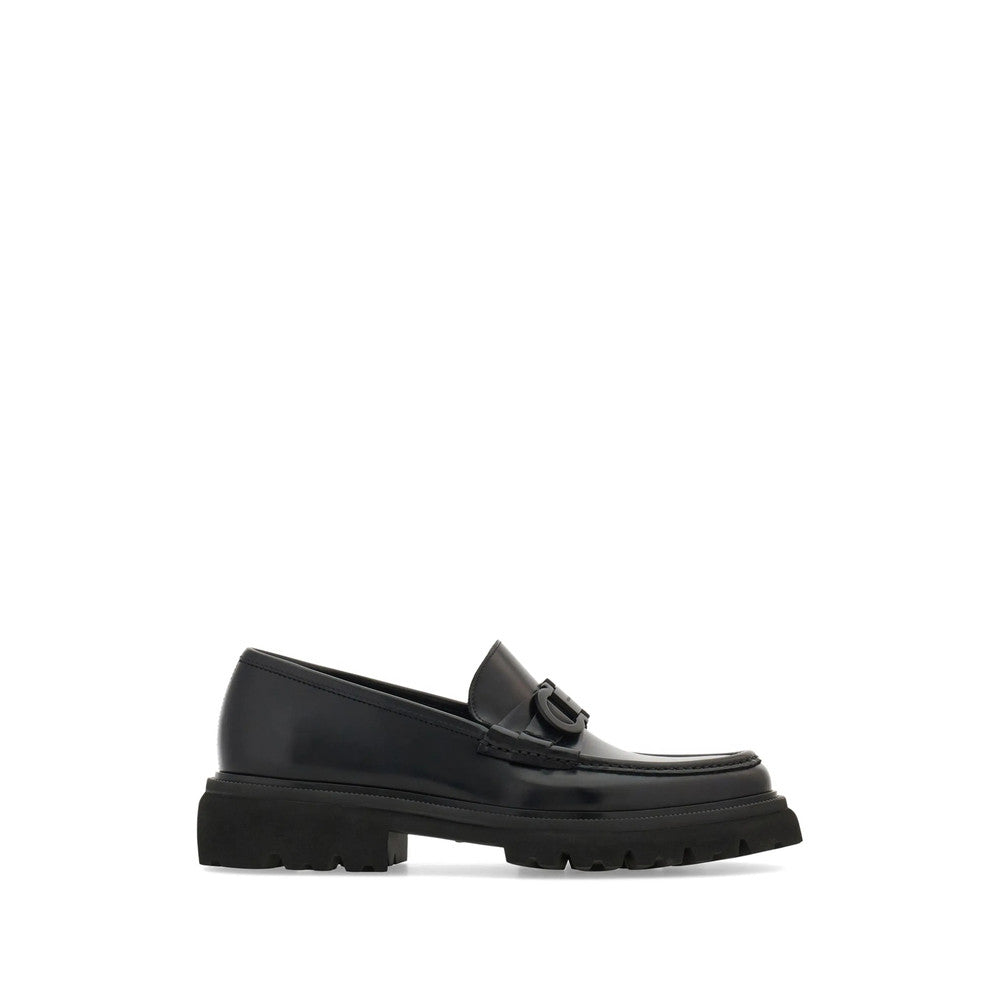 Black Leather Loafers 1