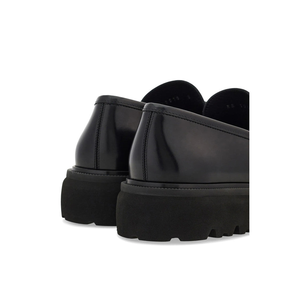 Black Leather Loafers 4