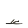 Black Textured Vara Slippers 1