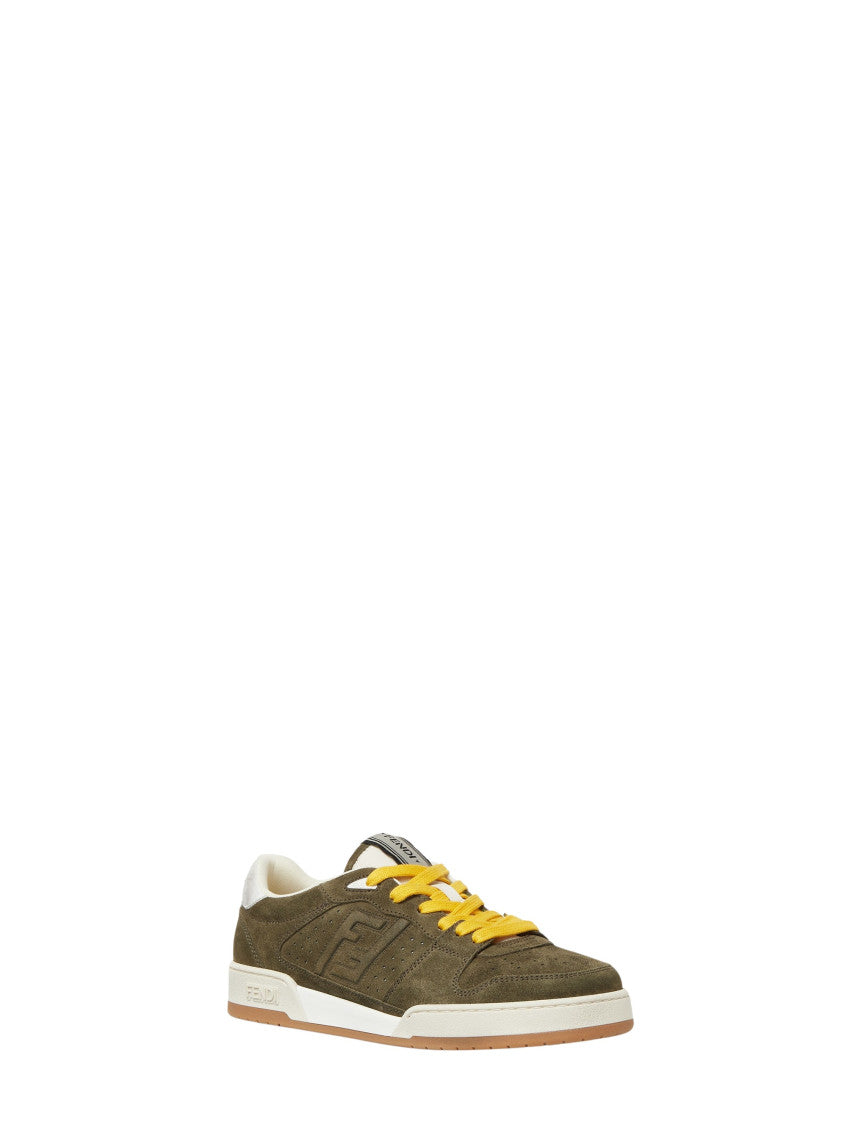 Green Logo Match Sneakers 2