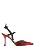 Red Printed Pumps 1