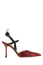 Red Printed Pumps 1