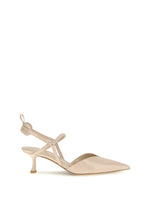 Beige Slingback Pumps 1