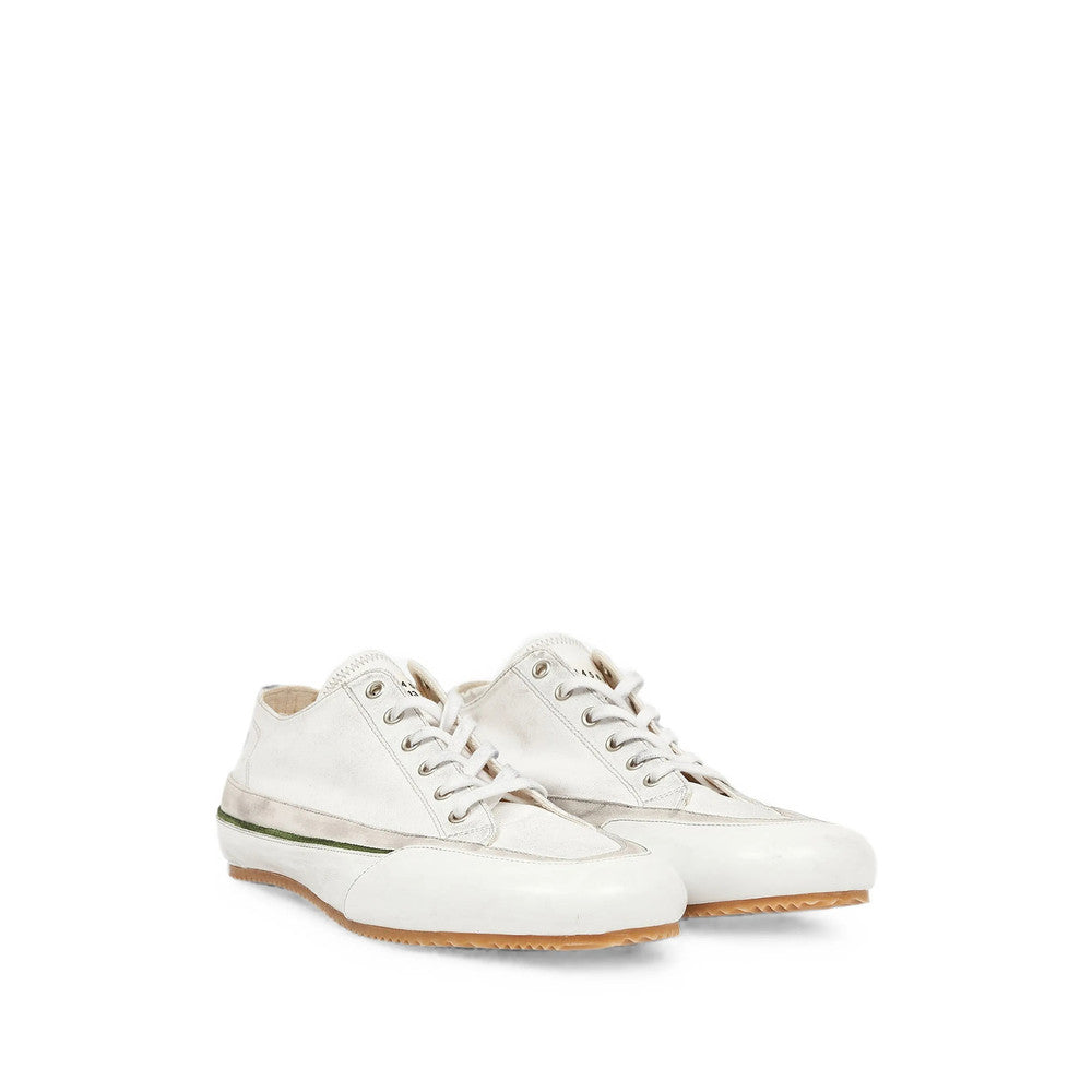 White Distressed Replica Sneakers 2