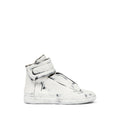 White Distressed Future Sneakers 1