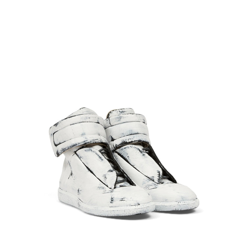 White Distressed Future Sneakers 2