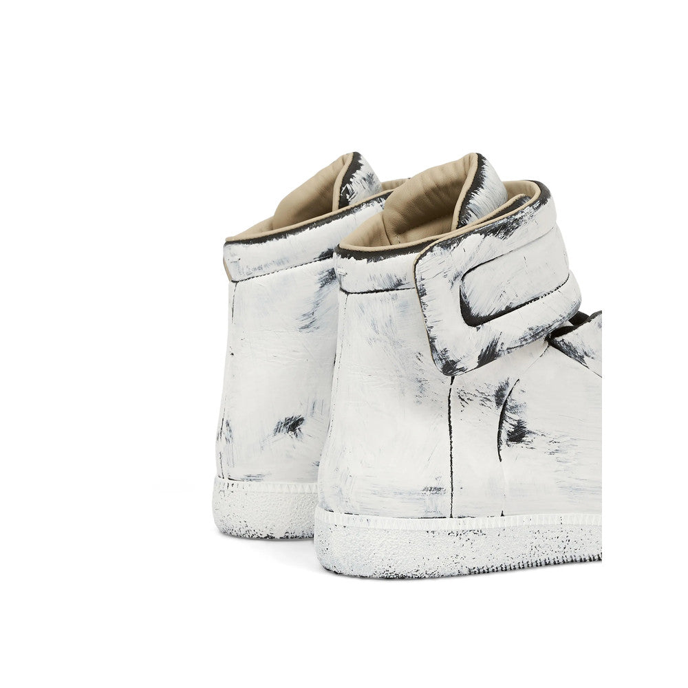 White Distressed Future Sneakers 3