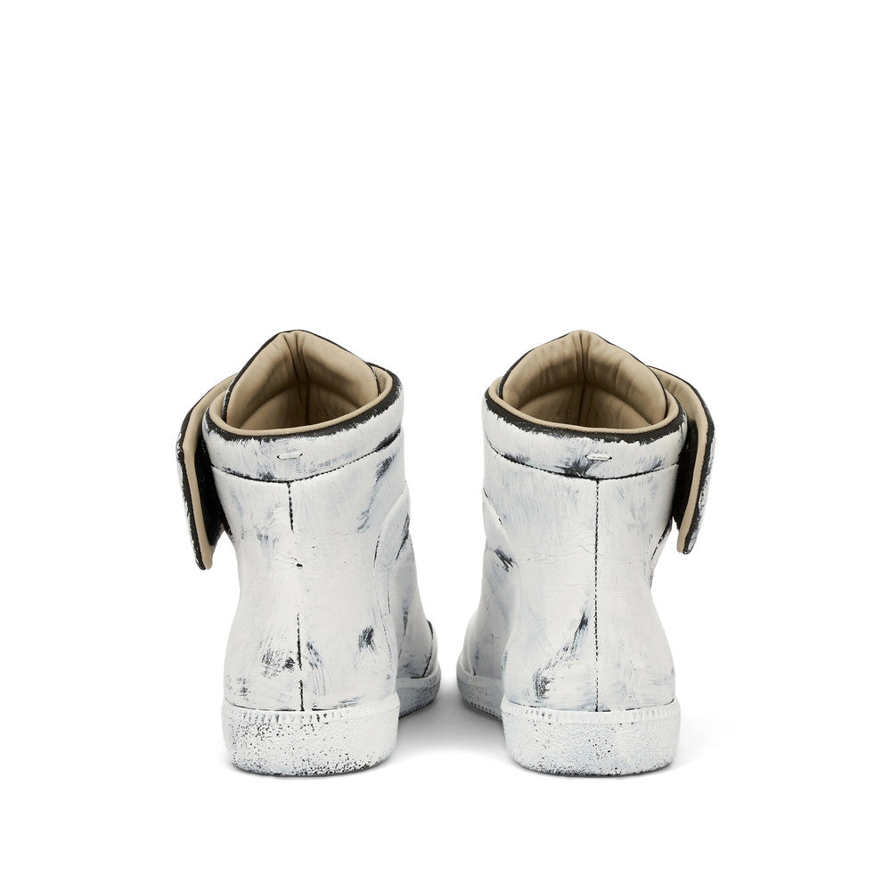 White Distressed Future Sneakers 5