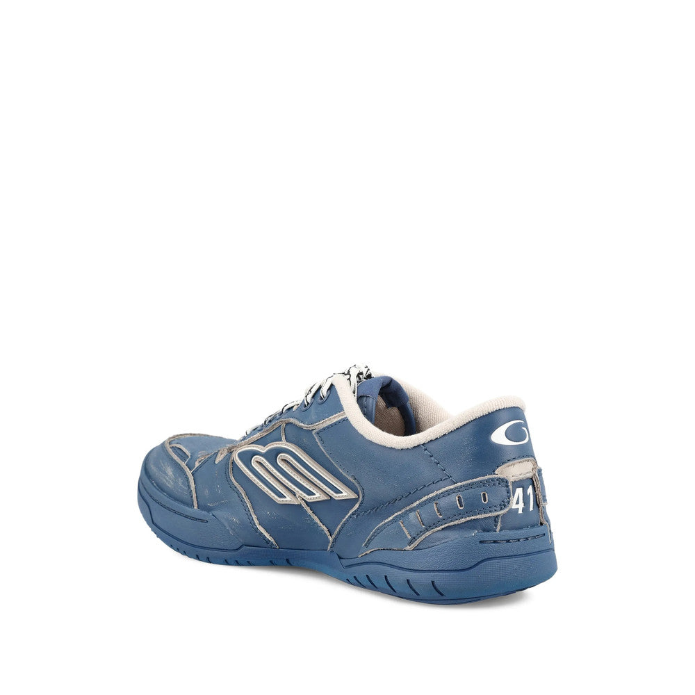 Blue Logo Sneakers 4