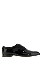 Black Leather Lace Ups Shoes 1