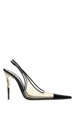 Black Transparent Pumps 1