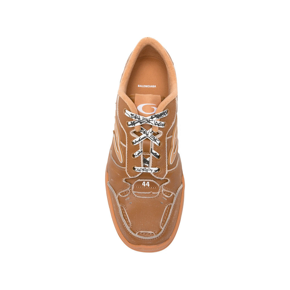 Brown Logo Sneakers 3