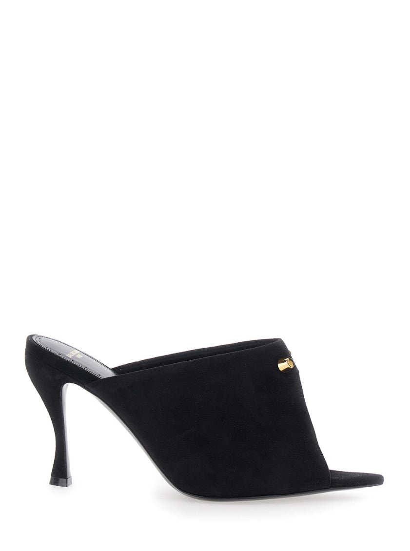 Black Suede Heels 1