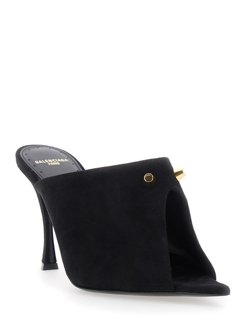 Black Suede Heels 2