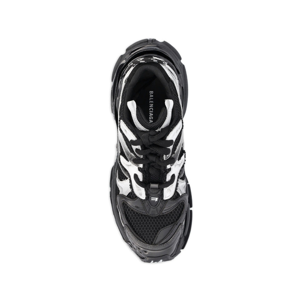 Silver Color Block Runner Sneakers 3