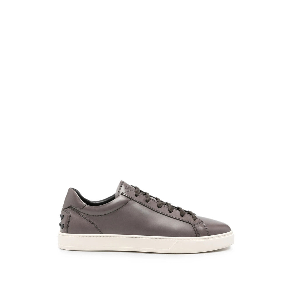 Brown Leather Sneakers 1