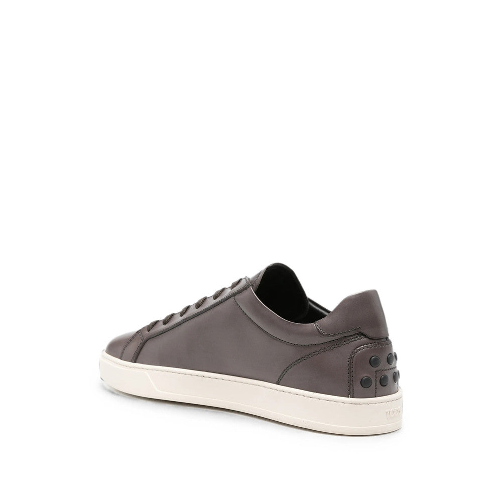 Brown Leather Sneakers 3