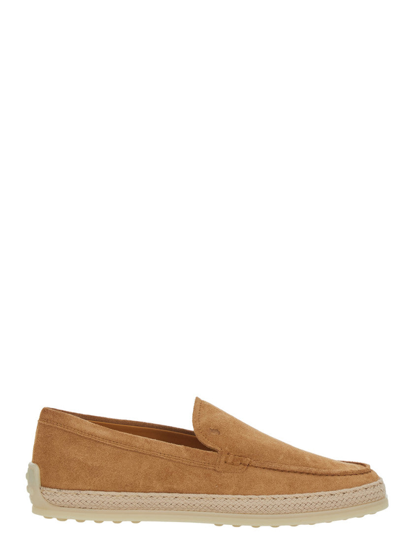 Brown Embossed Loafers 1