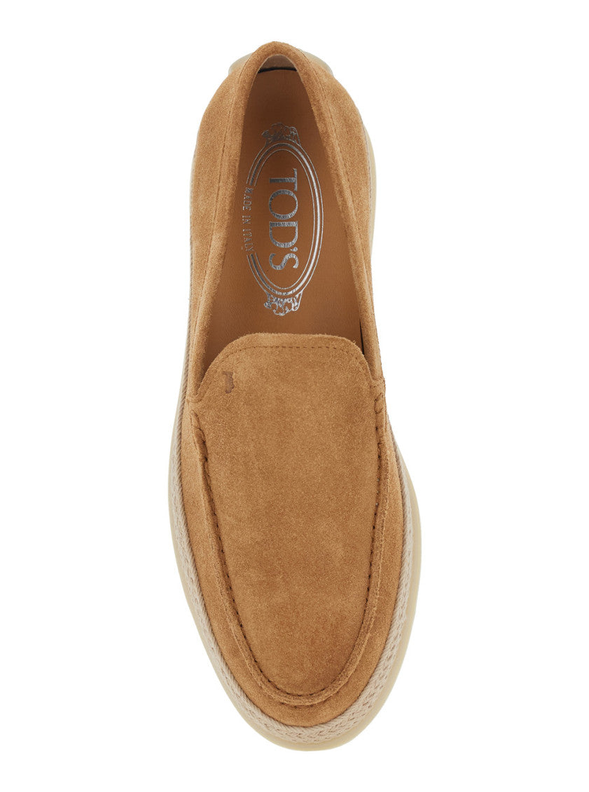 Brown Embossed Loafers 4