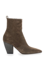 Dark Brown Suede Ankle Boots 1