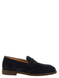 Dark Blue Slip On Loafers 1