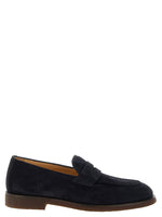 Dark Blue Slip On Loafers 1